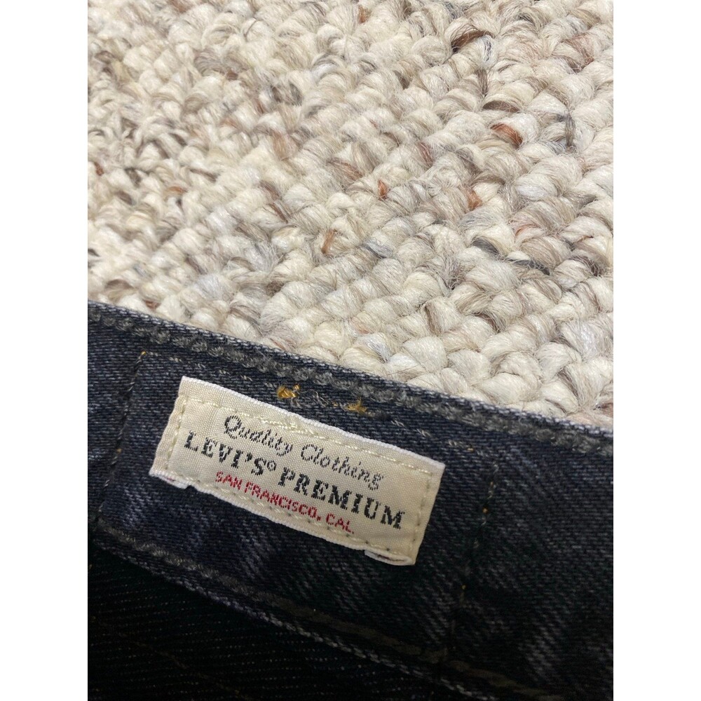 Levi’s Premium Baggy Dad Jeans Size 28 Washed Black High Rise Relaxed Wide Leg - Picture 11 of 11